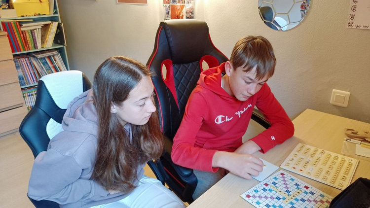 Axel et Thea préparent les championnats du monde.